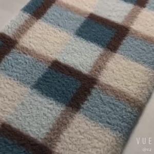 Winter Warm Coat Carpet Bedding Green Sherpa Fabric 300gsm 150D