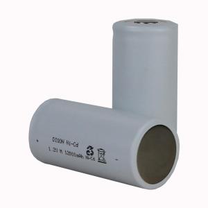 Discharge Rate 0.2C NiCd Battery Cell M 1.2V 12Ah -40 Degree Rechargeable Battery