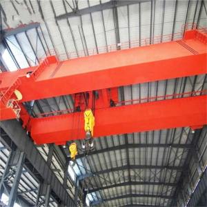 China Wireless Remote Control Electric Overhead Travelling Crane Double Girder 20 Ton 50 Ton supplier