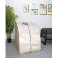 China Smartmak Oversized Infrared Portable One Person Sauna Set With Heating Foot Pad on sale
