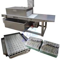 China Seafood fish and shrimp processing equipment Fish and Shrimp Quick Fishing Machine Fish and shrimp tray separator on sale