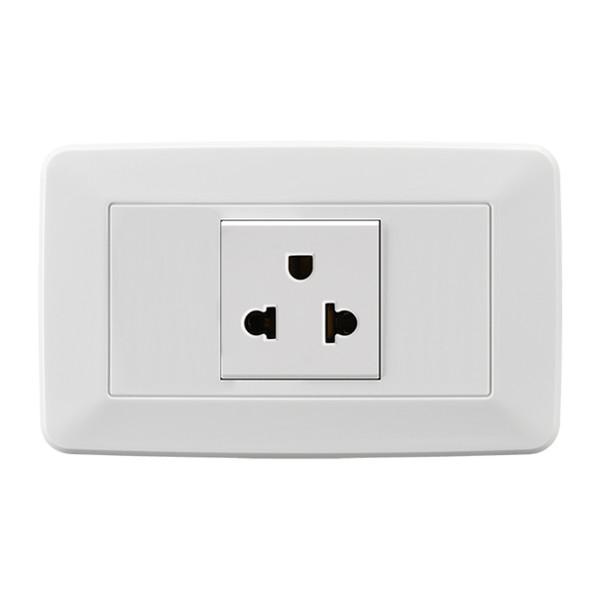 House Electric Wall Sockets 1 Gang , American Power Socket Durable And Safe