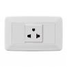 House Electric Wall Sockets 1 Gang , American Power Socket Durable And Safe