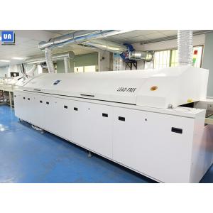 China AC 380V 8 Zones SMT Reflow Oven Equipment Lead Free PLC PC Control supplier