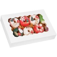 China Customer Specific Requirement Met 12x12x12 Custom Size Cupcake Boxes with Clear Windows on sale