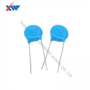 10KV 102K 1000pF High Voltage Ceramic Capacitor TH Low Dissipation Blue Epoxy HV Capacitor Supplier Store Energy