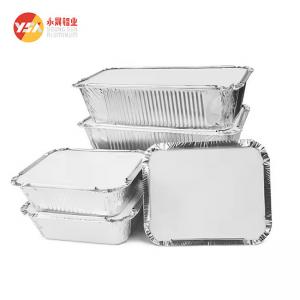 Temper H14 Aluminium Foil For Lunch Box With Lids Food Grade Row Material