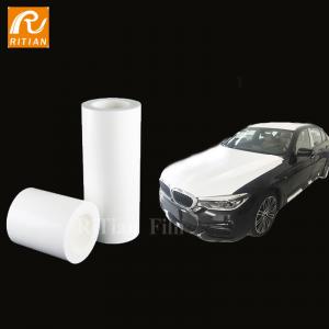 China Opaque White Glossy Anti Scratch Automotive Paint Protective Film Car Body For Transport supplier