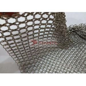 China Brass Copper 7mm Stainless Steel Chain Mail Ring Mesh Curtain With Welded Type supplier