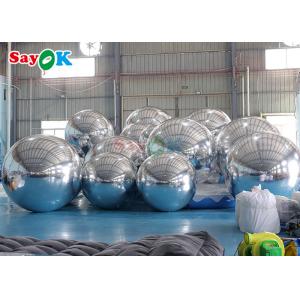 Inflatable Beach Ball Giant Inflatable Mirror Ball Event Decoration PVC Floating Sphere Mirror Balloon For Party
