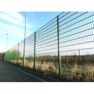 rectangle post Grid Structure Double Wire Mesh Fencing