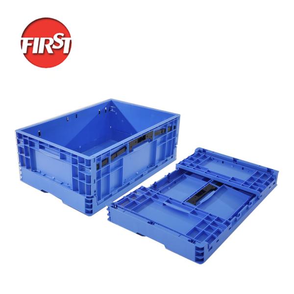 Foldable Plastic Crate stackable moving box Durable Folding Plastic Crate For Efficient Storage And Logistics