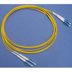 China 1, 2, 3 meter or customized PC, UPC, APC LC SM Fiber Optic Patch Cord ≥45 dB return loss supplier