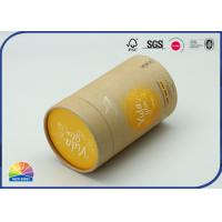 China Kraft Paper 157gsm Copper Paper Food Grade Packaging Tube Box on sale