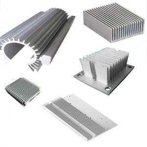 China Sustainable Aluminum Industrial Profile Outside Fin Aluminum Radiator For Air Conditioner supplier