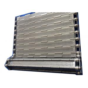 Customized SS 304 Chain Plate Wire Mesh Conveyor Belt For Machinery