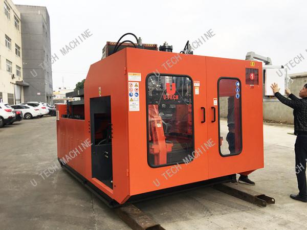 Jerry Cans HDPE Blow Molding Machine 720mm Moving Distance 630x385mm