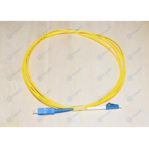 Zero - Defects QA Program Fiber Optic Jumper Simplex SC-LC Patch Cord High Strength