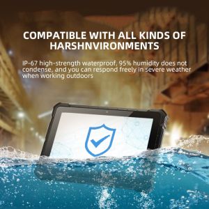 China 8インチ TFT IP68 頑丈 タブレット PC HDMI 指紋顔認識 supplier