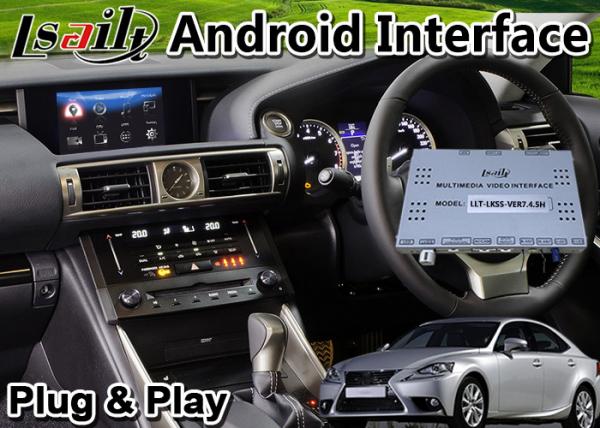 El interfaz video de las multimedias de Lsailt Android para Lexus IS350 ESTÁ con