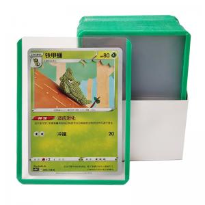 Personalized Logo PVC Plastic Card Holder Top Loader for Card Protection Heavy Duty 35C
