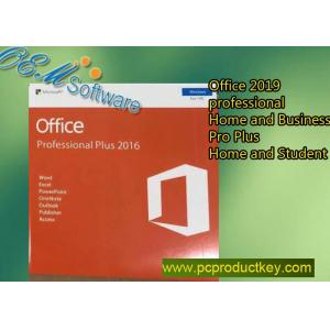 China Original Office 2016 PKC , Office 2021 Pro plus Plus Retail Key Dvd Box supplier