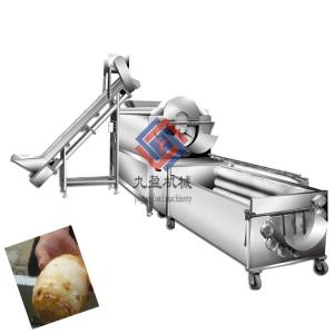 Big Capacity Vegetable Fruit Production Line / Potato Washing And Peeling Machine