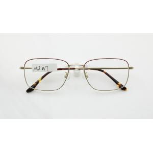 Womens/ Mens Designer Full-rim Titanium Frame with beta-Titanium Temples Allergy Free Genuine Eyeglasses/Eye Glasses