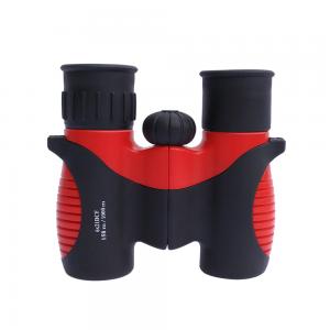 China 10x22 Red Compact Binoculars For Kids High Resolution Optics For 10 Year Old Boy supplier