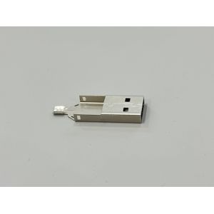 China USB 2.0 AM Three-Piece Rear Shell Connector | Pin Wire Cable Electrical Terminal Plated Housing for PCB Customization wholesale