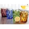 Lemon Tea Solid Glass Products 300ml Colorful Drinking Cup Machine Made OEM