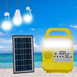 ISO 26cm*20cm*38cm Home Solar Lighting And Usb Charging System