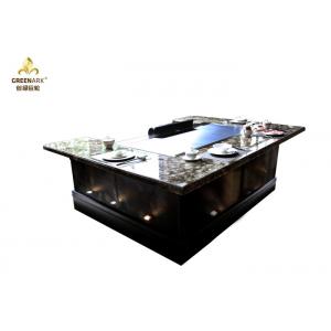 China Electric Teppanyaki Hibachi Grill table with sunken air inlet design supplier
