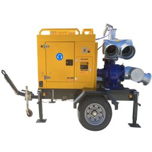 China Mobile Water Pump Agricultural Irrigation Self Priming Pump Diesel Engine Water Pump wholesale