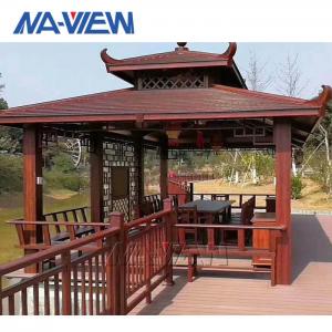 China Metal Aluminium Gazebo With Polycarbonate Roof Eco Friendly Design supplier