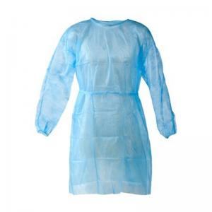 Disposable SMS PP+PE Medical Isolation Gowns Long Sleeve for Personal Care
