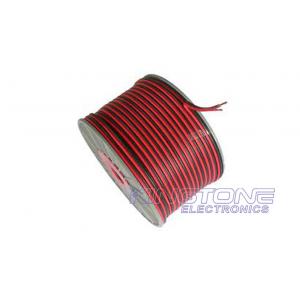 China 2 Cores Red Black 2.50mm2 Audio Speaker Cable , Stranded Bare Copper Conductor supplier