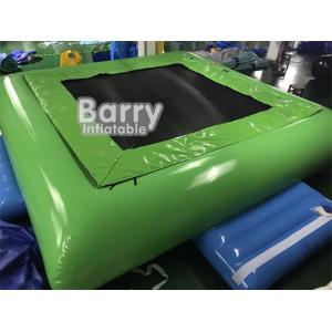 PVC Tarpaulin Inflatable Water Toys Jumping Water Trampoline Bed Airtight Bouncer