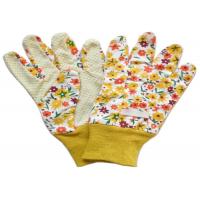 China Yellow Twill Working Hands Gloves Breathable Protecting Against Abrasion on sale
