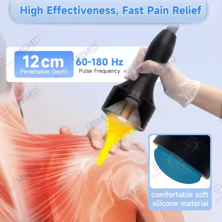 China ESWT装置EMS/ショックウェーブ/テカー/顔ツール/ローラー 5 in 1 心理療法療法機器 wholesale