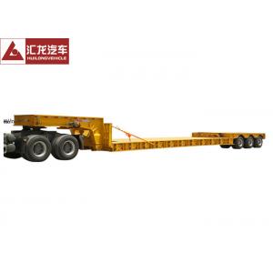 China 3 Line 6 Axle Heavy Duty Utility Trailer Low Bed 1.5m Steel Plate Solid Crossbeam supplier
