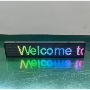 China ODM Programmable Rear Window LED Car Display Sign High Brightness supplier