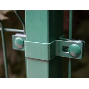 China 50mm Hole Green Color Pvc Coated Wire Mesh Fence Hold Grip Simple supplier