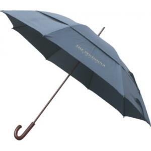 Windproof Outdoor Promotional Umbrella Curved handle For Hotel Guestroom
