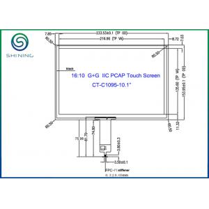 China COF 16:10 Industrial Touch Screen LCD Panel GT928 Controller 10.1 Inch supplier