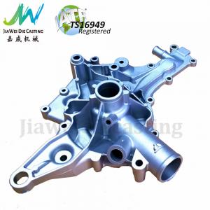 China Shot Blasting Surface Aluminum Die Casting Auto Parts / Automobile Water Pump Covers supplier