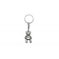 China Bear Shape Cute Metal Keychain Customized Color Engraving Keychains on sale