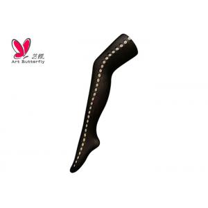 China Diamond Patterned Ladies Fishnet Tights / Womens Socks And Hosiery supplier