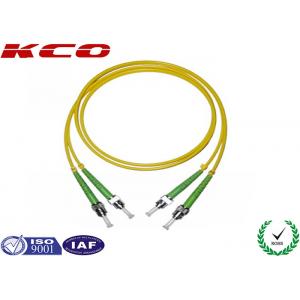 ST / APC  ST Single Mode Fiber Optic Patch Cord Duplex Fiber to The Home