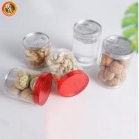 China Food Plastic Packaging PET Cookie Jar 1200ml  Lightweight on sale